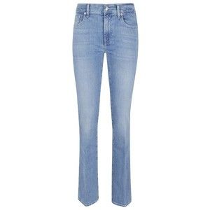 7 For All Mankind Straight Leg Trousers In Soft Cotton Blend - NWT